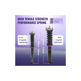 Coilovers Suspension Kit For 2003-2007 Honda Accord Coupe 2.4L L4 Adj.Height - product image 4