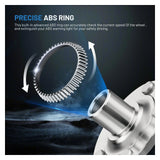 2X BR930177K Front Wheel Bearing Hubs Assembly for 2003-2008 Mazda 6 2.3L 3.0L - product image 6