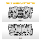 Dual Plane Intake Manifold for 57-86 262-400cid Small Block Chevy 300-262 - product image 3