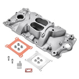 Dual Plane Intake Manifold for 57-86 262-400cid Small Block Chevy 300-262 - product image 9