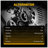 Alternator for 2016 2017 2018 2019-2022 Honda Civic L4 2.0L 104211-3910 11931 - product image 3