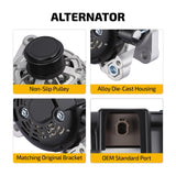 Alternator for 2016 2017 2018 2019-2022 Honda Civic L4 2.0L 104211-3910 11931 - product image 4