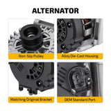 Alternator for Mercedes-Benz E350 2012-2016 C350 GLE350 R350 SLK350 180A 12V CW - product image 4