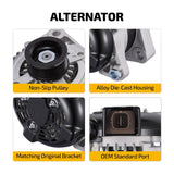 Alternator 150A 12V CW 6-Groove Pulley for Toyota Sienna 3.3L 2004-2006 - product image 2