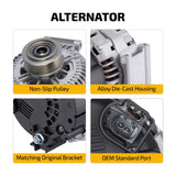 Alternator 11162 180A 12V For 2006-2009 Audi A6 3.2L 2005-2008 A6 Quattro 3.2L - product image 2