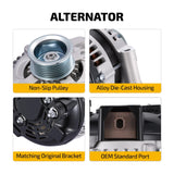 for 2012-2014 Honda CR-V 2.4L Alternator 120 Amp 12V 11604 31100-RX0-A01 11604N - product image 2