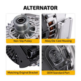Alternator for 2012-2015 Mercedes-Benz C250 1.8L 150A 6 Groove Pulley 11822 11822 11814 - product image 2