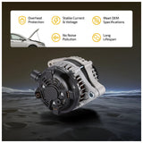 Alternator for 2016-2022 Honda Pilot 3.5L 135 Amp 12V CW 6-Groove 31100-R8A-A01 11672 - product image 5