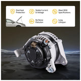 Alternator 136 Amp 12 Volt Clockwise 6 Groove for 07-10 Chrysler Sebring 2.7L 11285R - product image 5