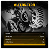 Marine Alternator for Mercruiser 4.3L 5.0L 5.7L V6 V8 SAEJ1171 Certified 8461N - product image 4