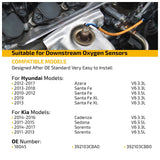 Downstream O2 Oxygen Sensor for 2010-2012 Santa Fe 3.5L 2011-2014 Sedona 3.5L - product image 3