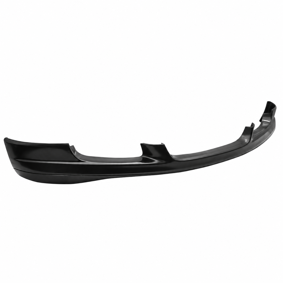 Front Bumper Lip for 1999–2001 BMW E46 Sedan – Unpainted Black PU on white background