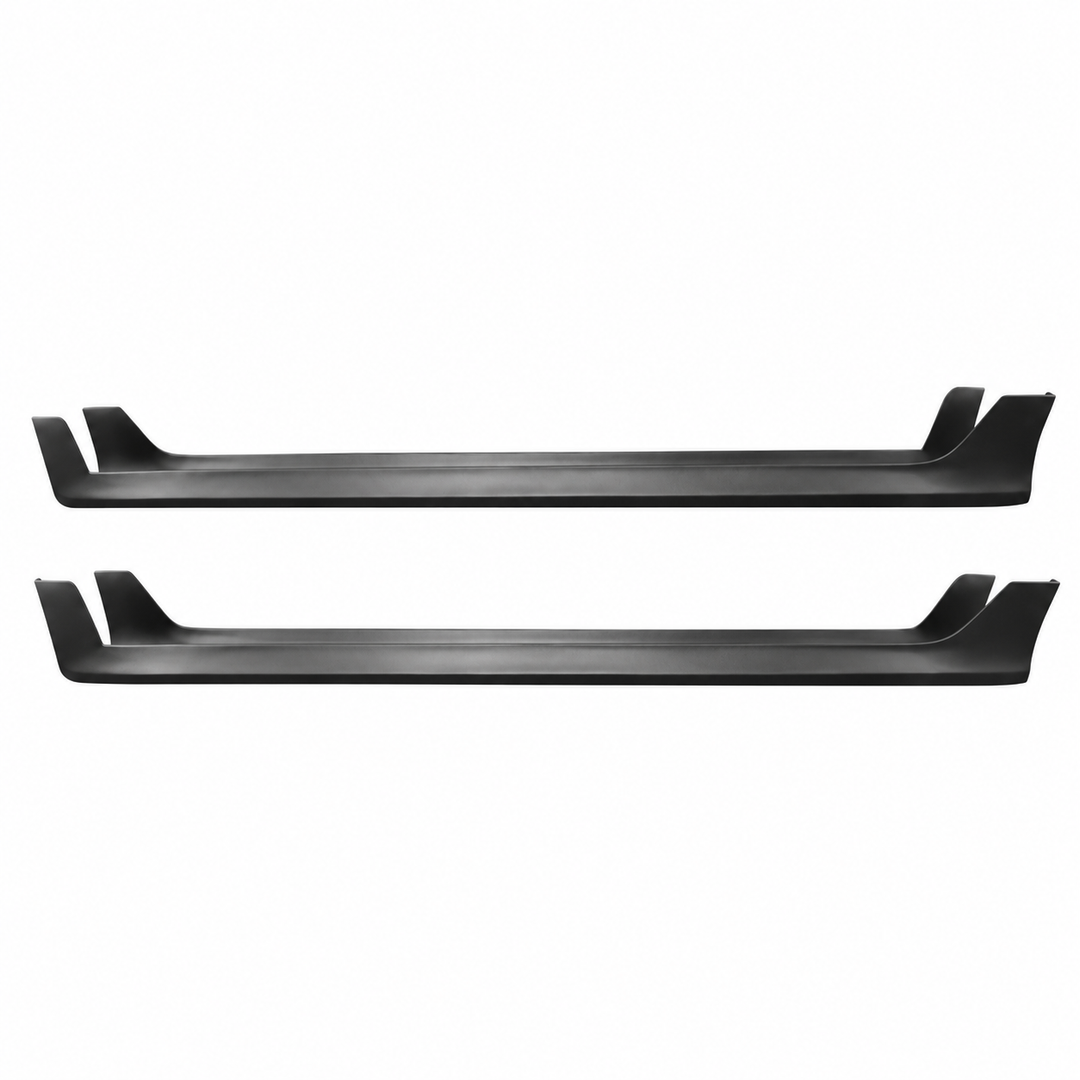 Side Skirt Pair for 2008–2012 Honda Accord Sedan – Unpainted Black PP on white background