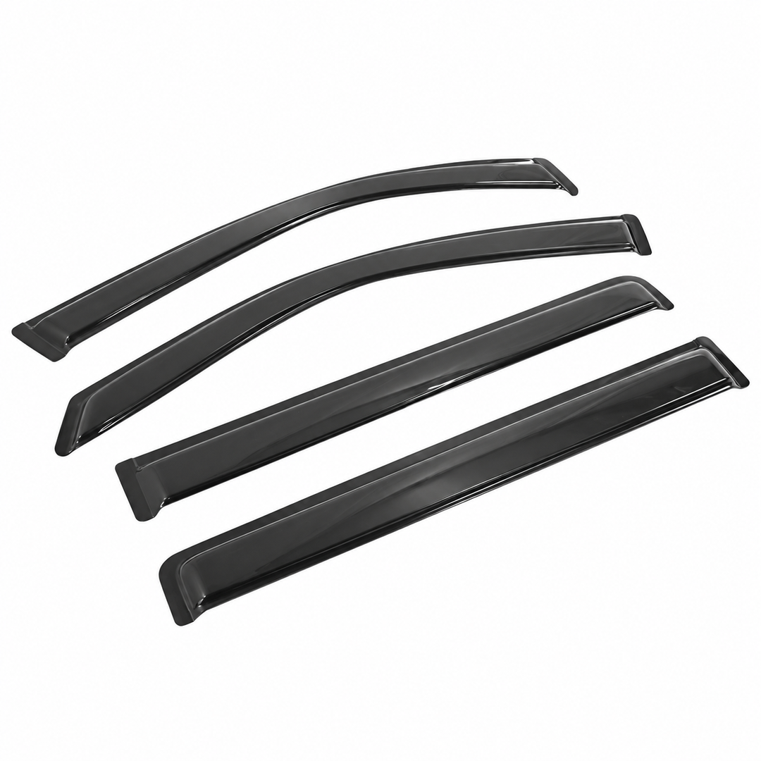 2009–2015 Honda Pilot Smoke Window Visors — 4-Piece Set on white background