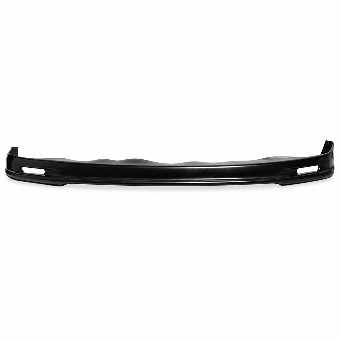 1998–2002 Honda Accord Sedan Black Front Bumper Lip on white background