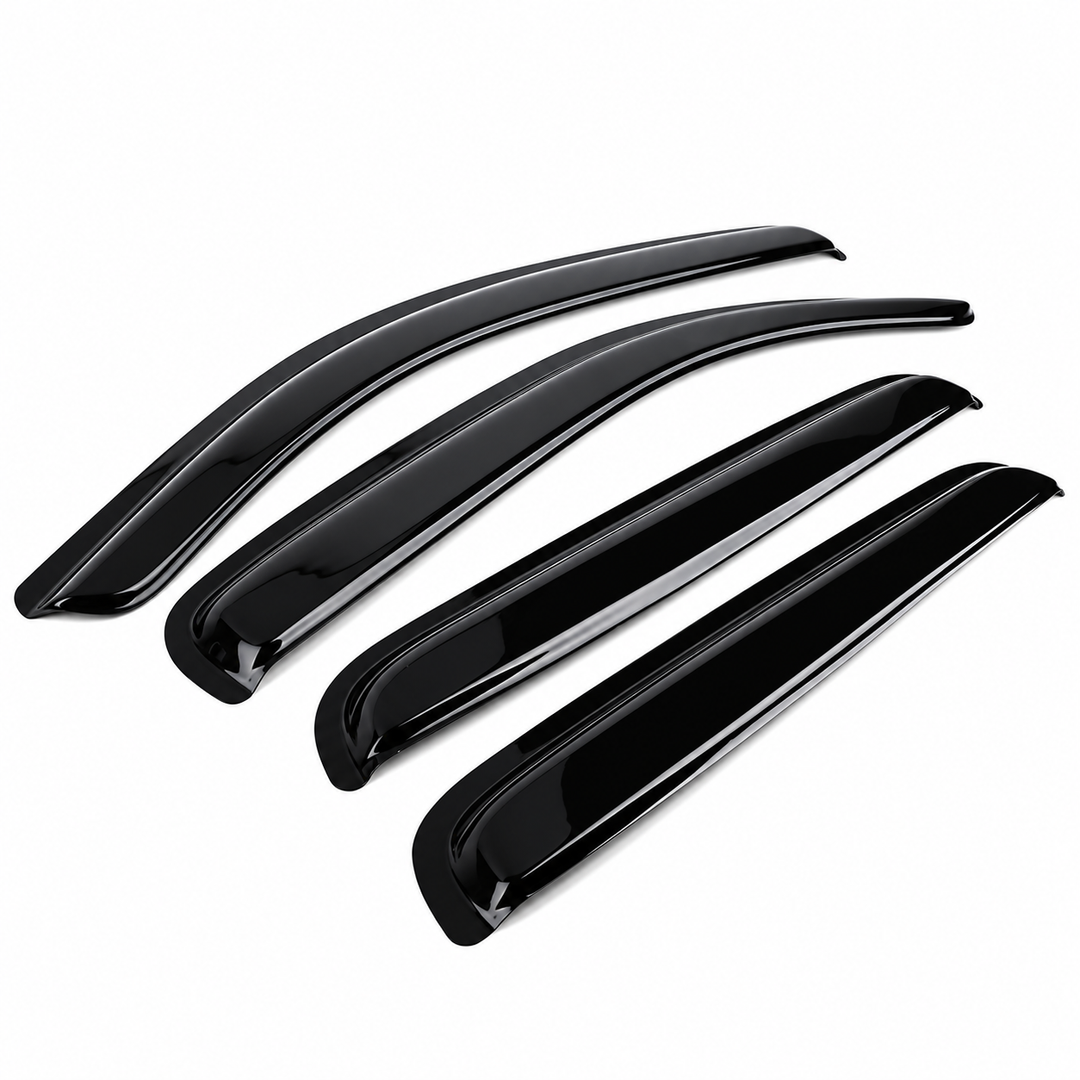 4-Piece Smoke Window Visors for 2016–2023 Toyota Tacoma Double Cab on white background