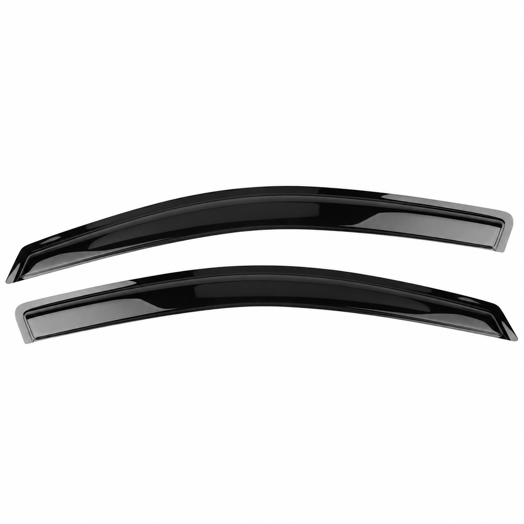 2-Piece Smoke Window Visors for 2004–2015 Nissan Titan King Cab on white background