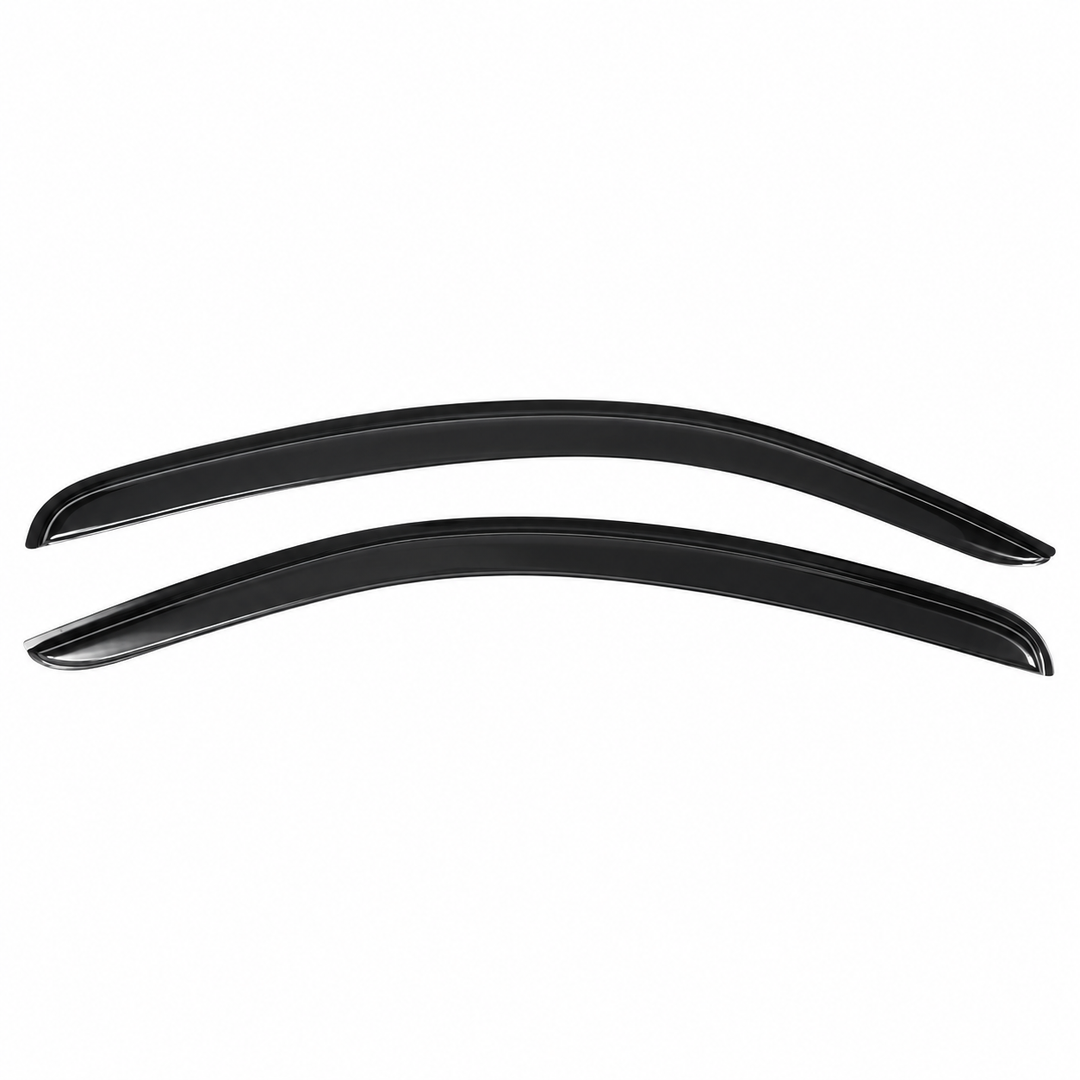 2005–2009 Ford Mustang Smoke Window Visors — 2-Piece Set on white background