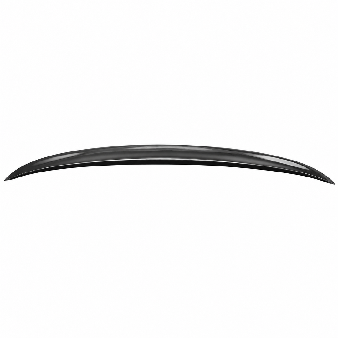 2009–2015 BMW F01 7 Series Trunk Spoiler — 475 Black Sapphire on white background