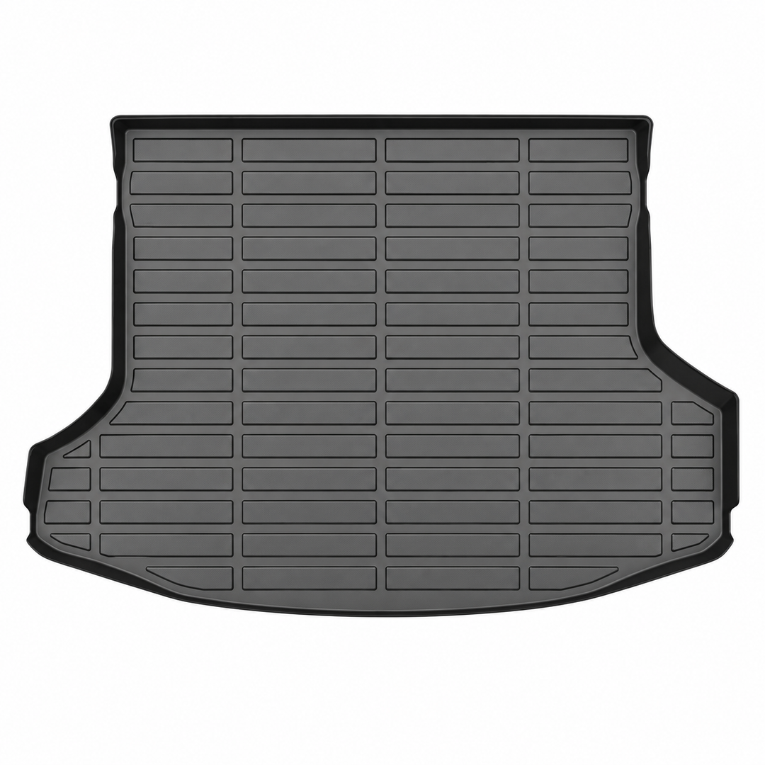 Black TPE Cargo Liner for 2022–2026 Genesis GV70 on white background