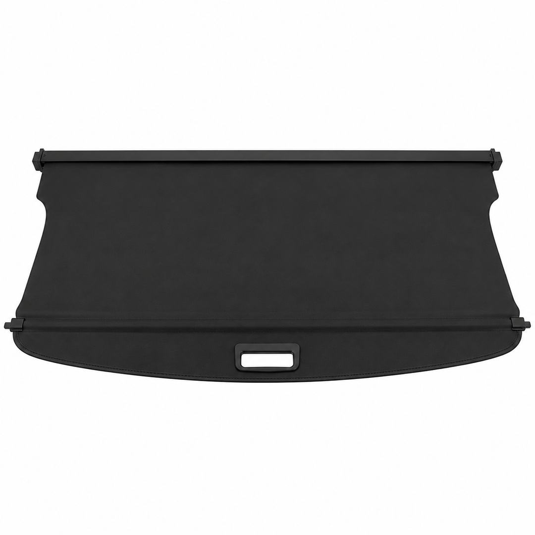 Black Retractable Cargo Cover for 2020–2026 Ford Escape on white background