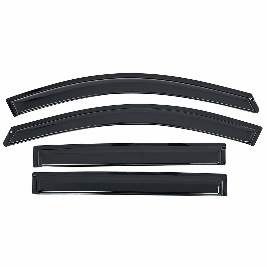 2018–2024 GMC Terrain Smoke Window Visors — 4-Piece Set on white background