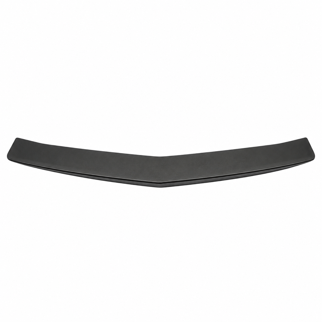 Matte Black Trunk Spoiler for 2003–2007 Cadillac CTS Sedan on white background