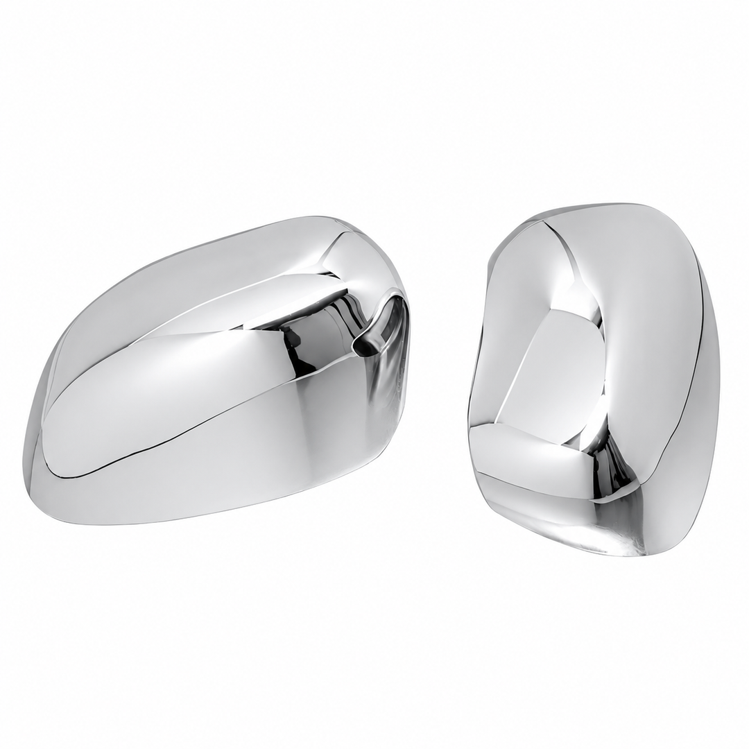 Chrysler 300 Magnum Charger Chrome Mirror Covers — 2-Piece Set on white background