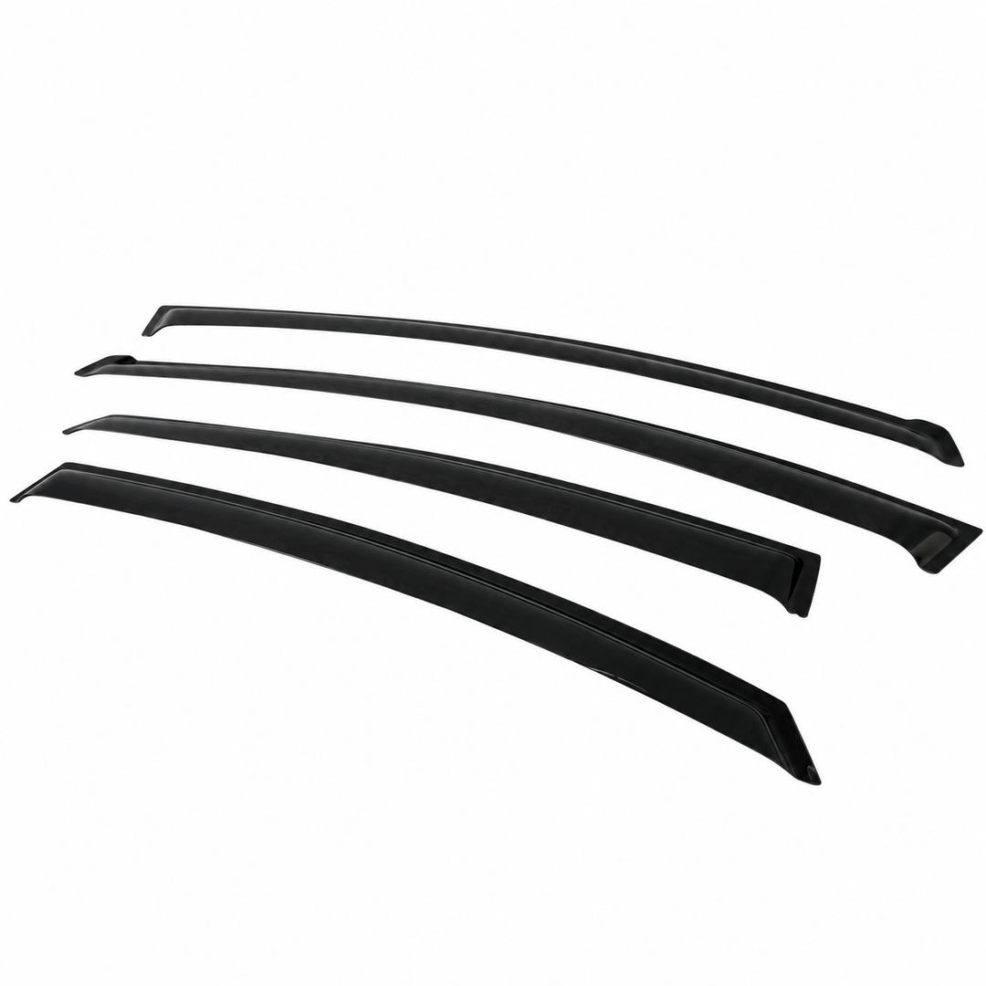 2011–2014 Hyundai Sonata Smoke Window Visors — 4 Pieces on white background