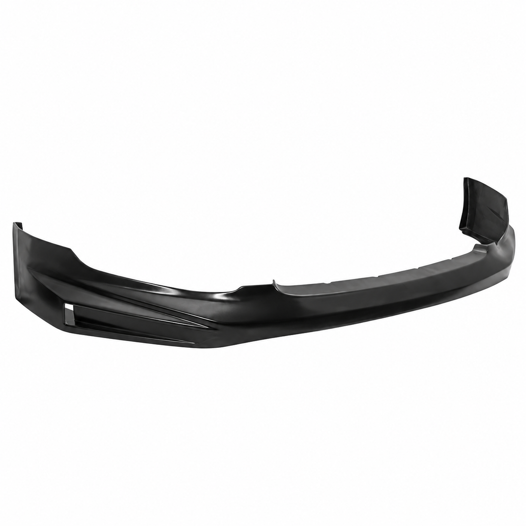 2008–2010 Honda Accord Sedan Front Bumper Lip — Unpainted Black PU on white background