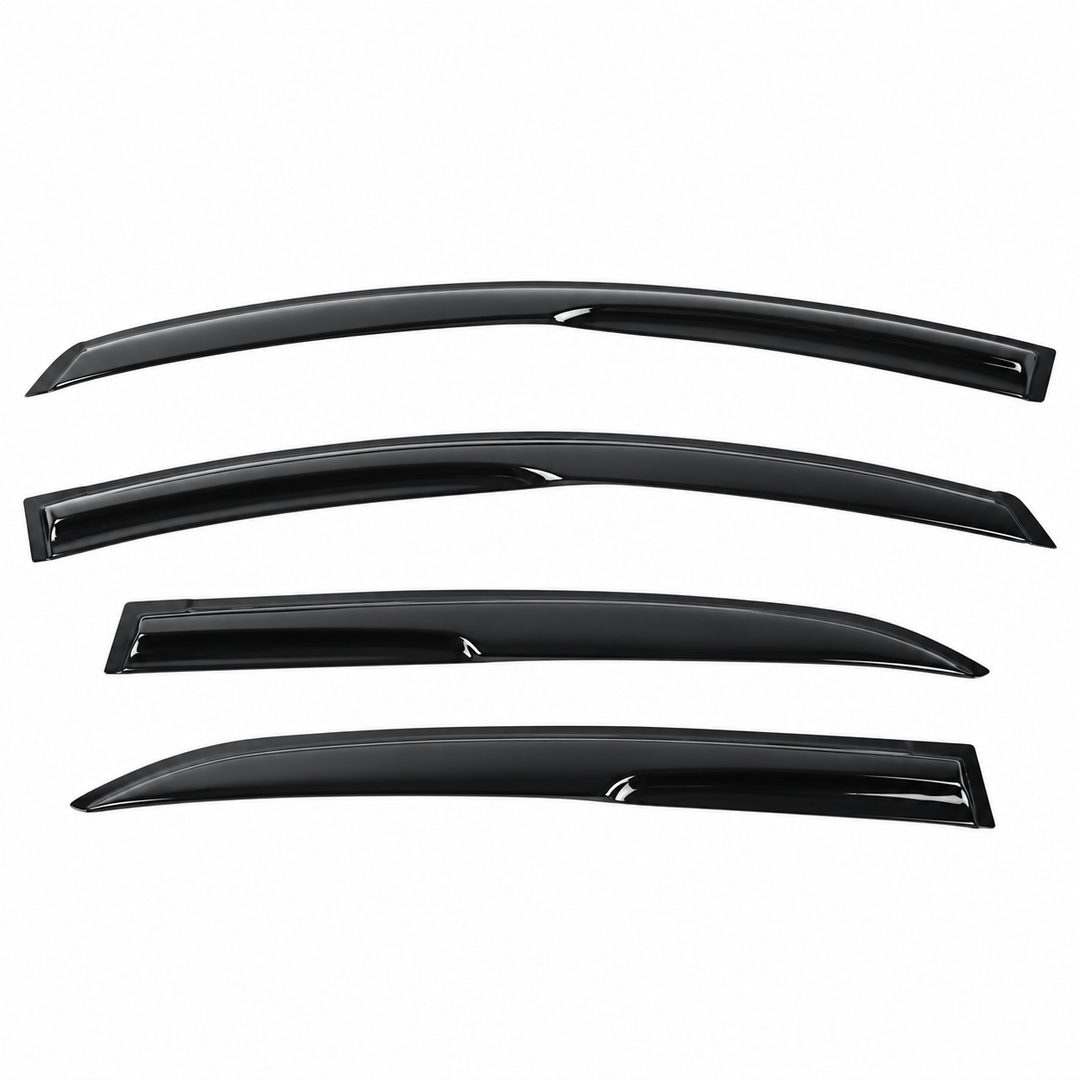 Smoke Window Visors for 2014–2019 Toyota Corolla Sedan — 4 Pieces on white background
