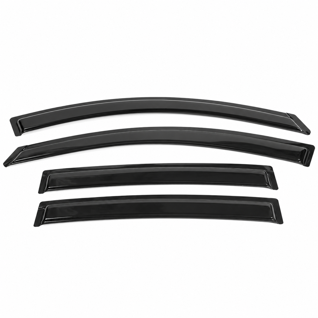 4-Piece Smoke Window Visors for 2007–2012 Nissan Altima Sedan on white background