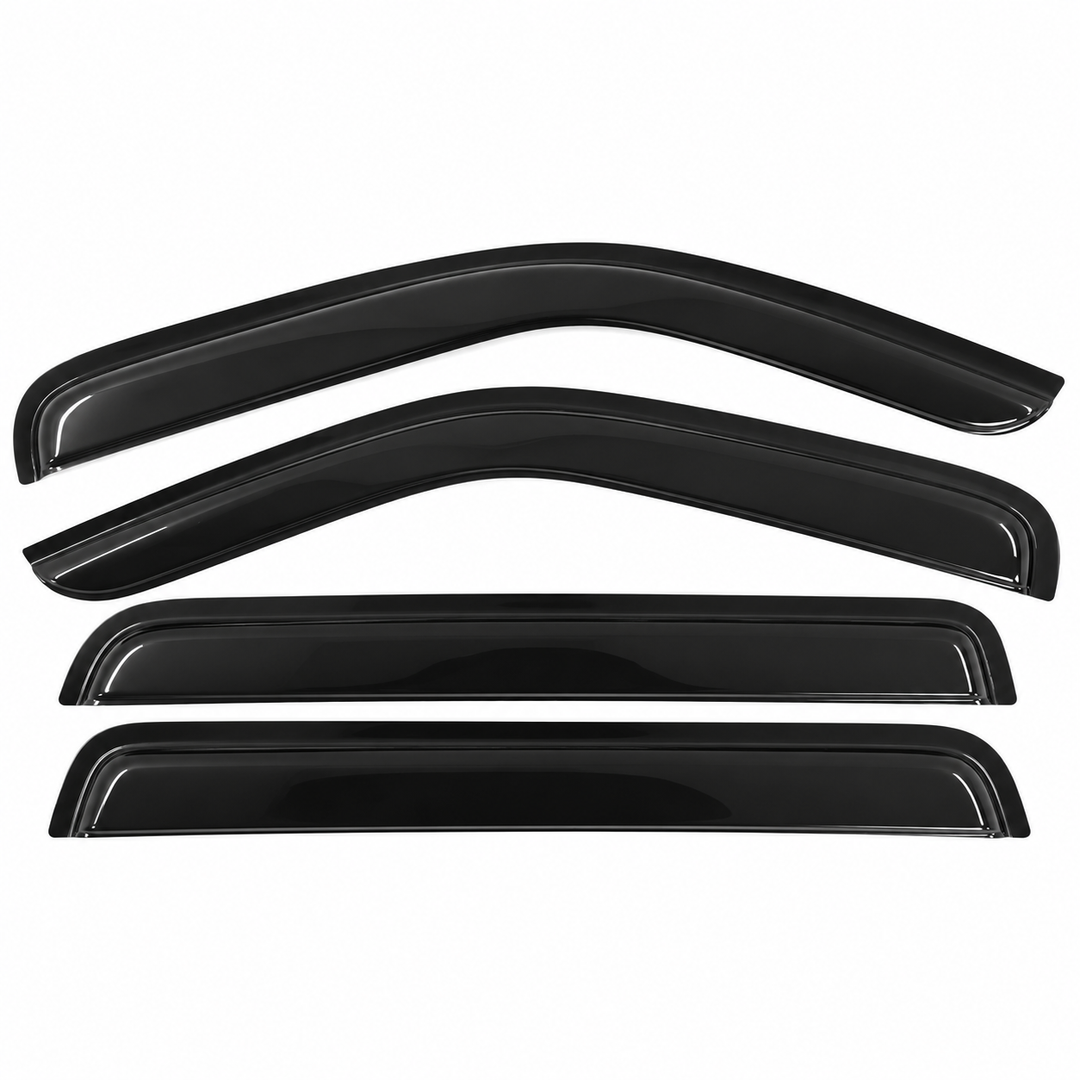2007–2011 Dodge Nitro Smoke Window Visors — 4-Piece Set on white background