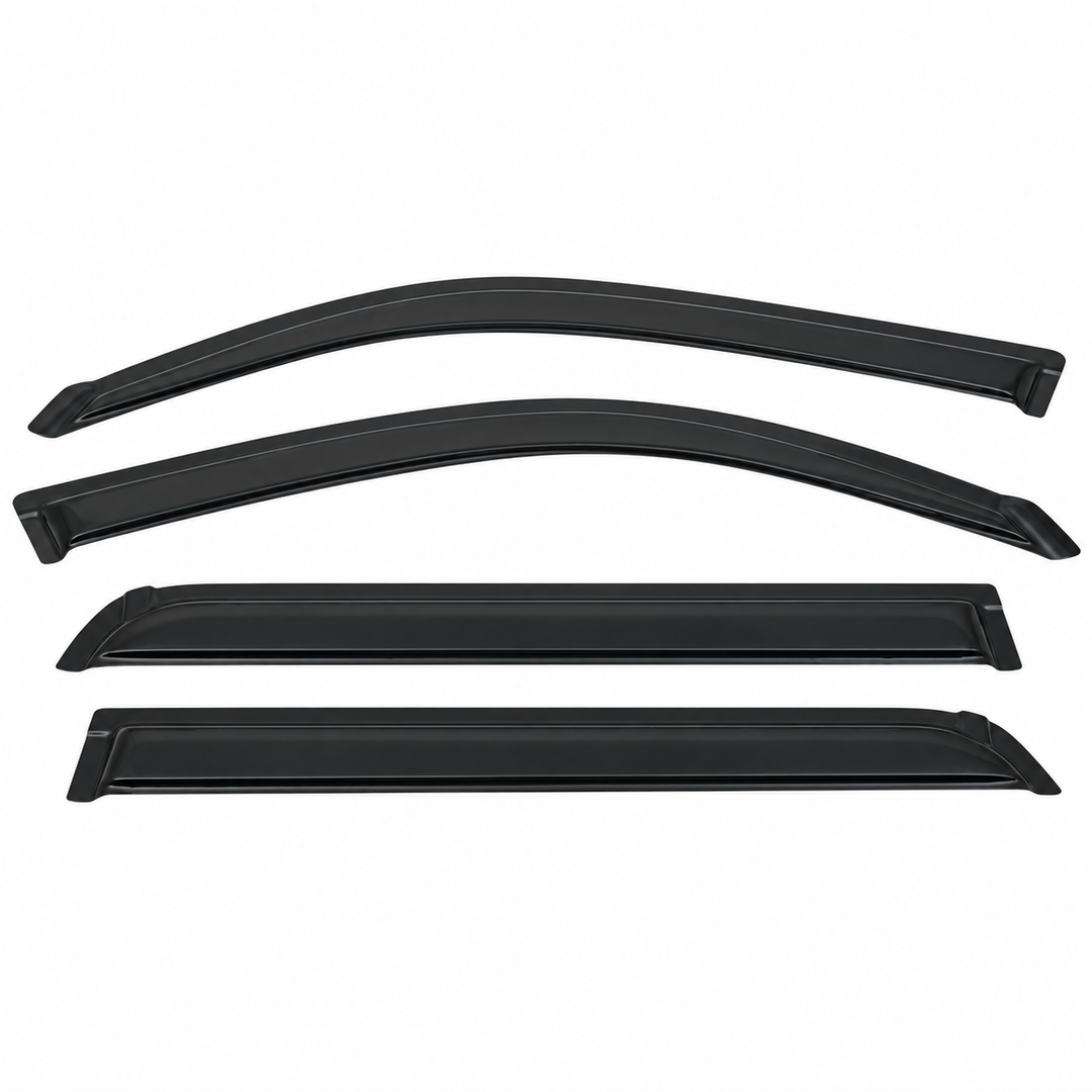 2001–2007 Toyota Sequoia Smoke Window Visors — 4-Piece Acrylic Set on white background