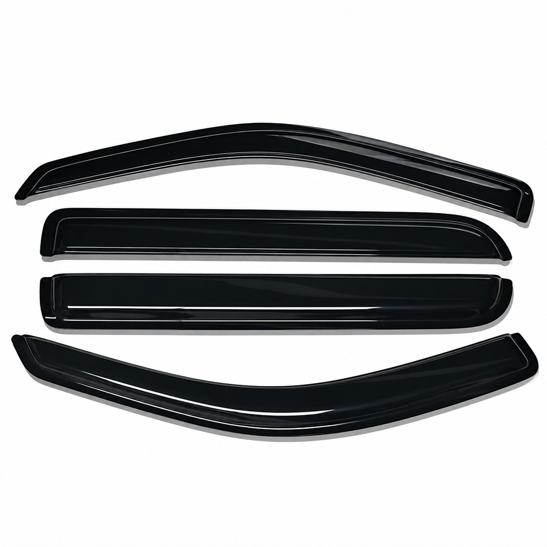 2012–2018 Toyota Prius V Smoke Window Visors — 4-Piece Set on white background