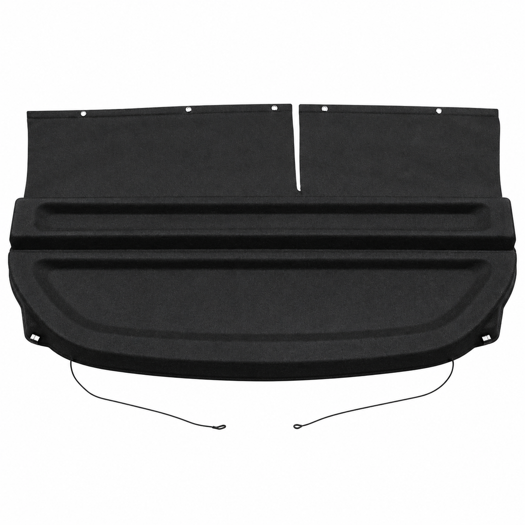 Black Cargo Cover for 2009–2011 Honda Fit — Non-Retractable on white background