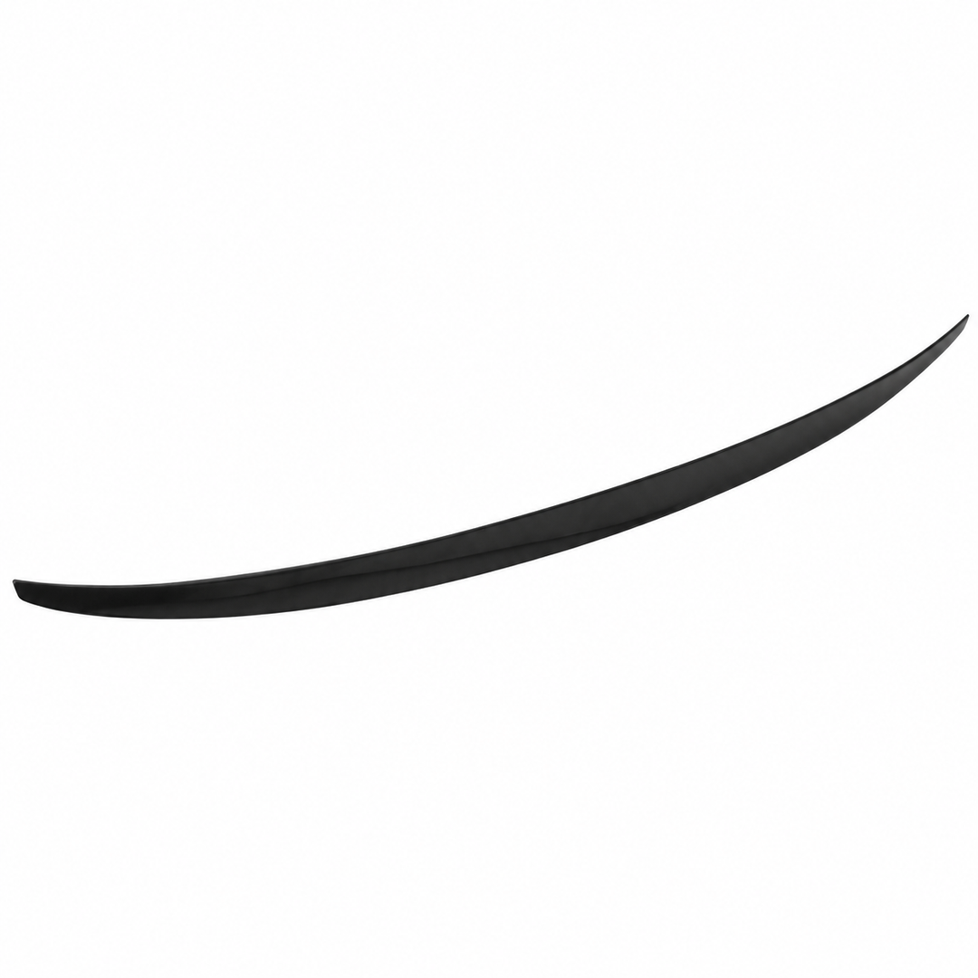 Trunk Spoiler for 2017–2023 BMW G30 Sedan – Carbon Black Metallic 416 on white background