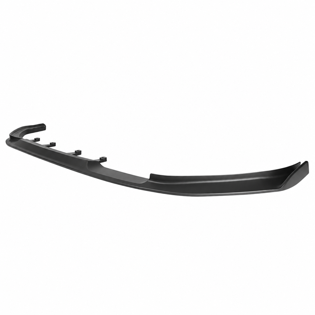 Black ABS Front Bumper Lip Set for 2017–2020 BMW G30 M Sport on white background