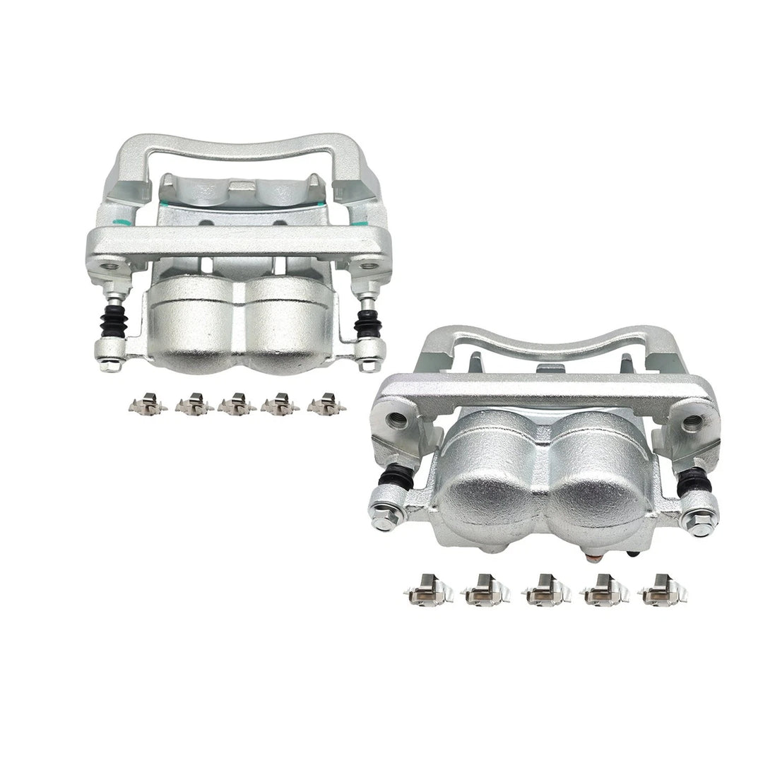 Front Brake Caliper Pair with Brackets for 2005-2012 Ford F-250 F-350 Super Duty 18B5022 18B5023