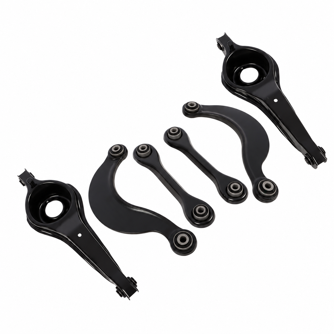 6-Piece Rear Upper and Lower Control Arm Kit for 2004-2013 Mazda 3