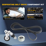 3pc Belt Tensioner Idler & Serpentine Belt for Kia Borrego Sedona Sorento 3.8L – product image 2