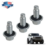 3PCS M12x1.75 Oil Pan Drain Plug Bolt for Chevrolet GMC Pontiac Hummer 11562588 – product image