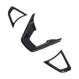 3x Carbon Fiber Look Steering Wheel Cover Trim Fit for 2013-2018 Ford Fusion – product image 2