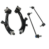 4-Piece Front Lower Control Arm and Sway Bar Link Kit for 2013-2018 Acura RDX