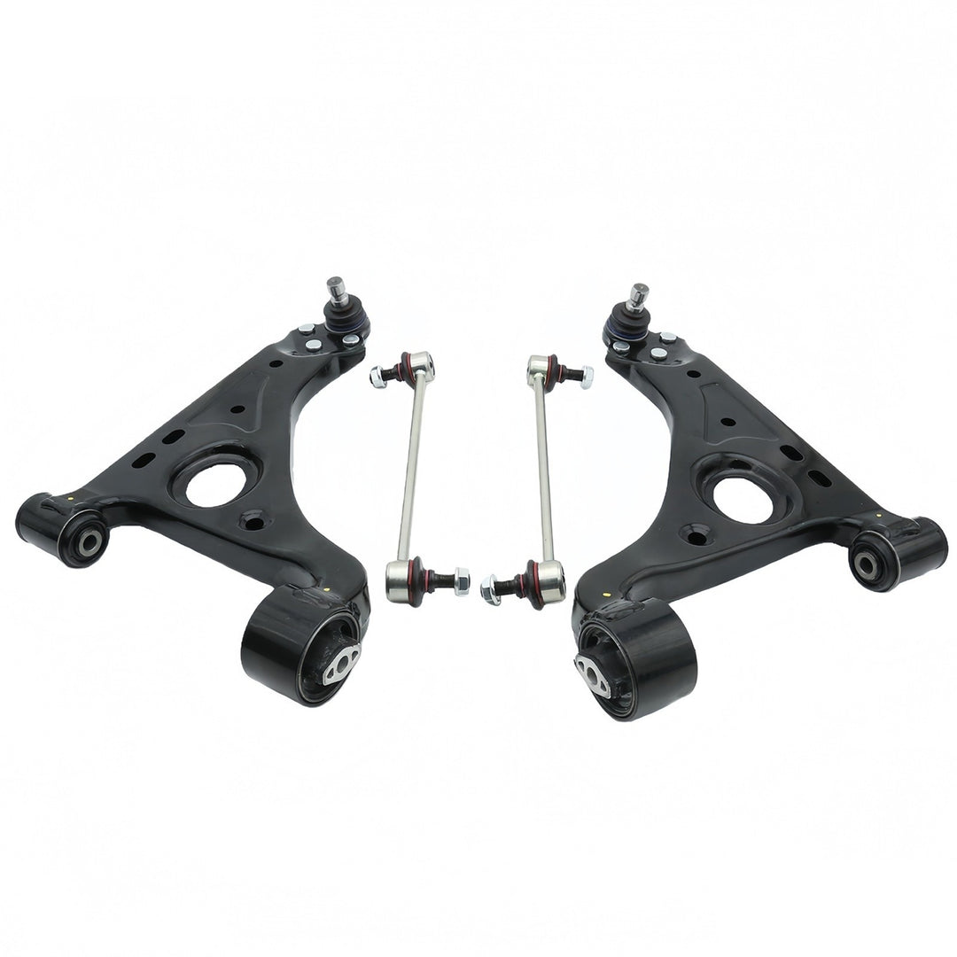4-Piece Front Lower Control Arm and Sway Bar Link Kit for 2013-2022 Chevrolet Trax and Buick Encore