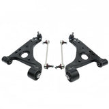 4-Piece Front Lower Control Arm and Sway Bar Link Kit for 2013-2022 Chevrolet Trax and Buick Encore