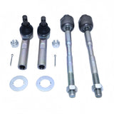 4-Piece Inner and Outer Tie Rod Kit for Toyota 4Runner and FJ Cruiser