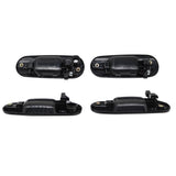 4 Set Front Rear Left Right Black Door Handle For 1997-01 HONDA CR-V CRV Outside 72640S10003 – product image 3