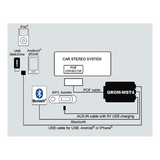 GROM-MST4 Android iPhone iPod Adapter Kit for Mercedes Benz 2004-2008 Fiber Optic