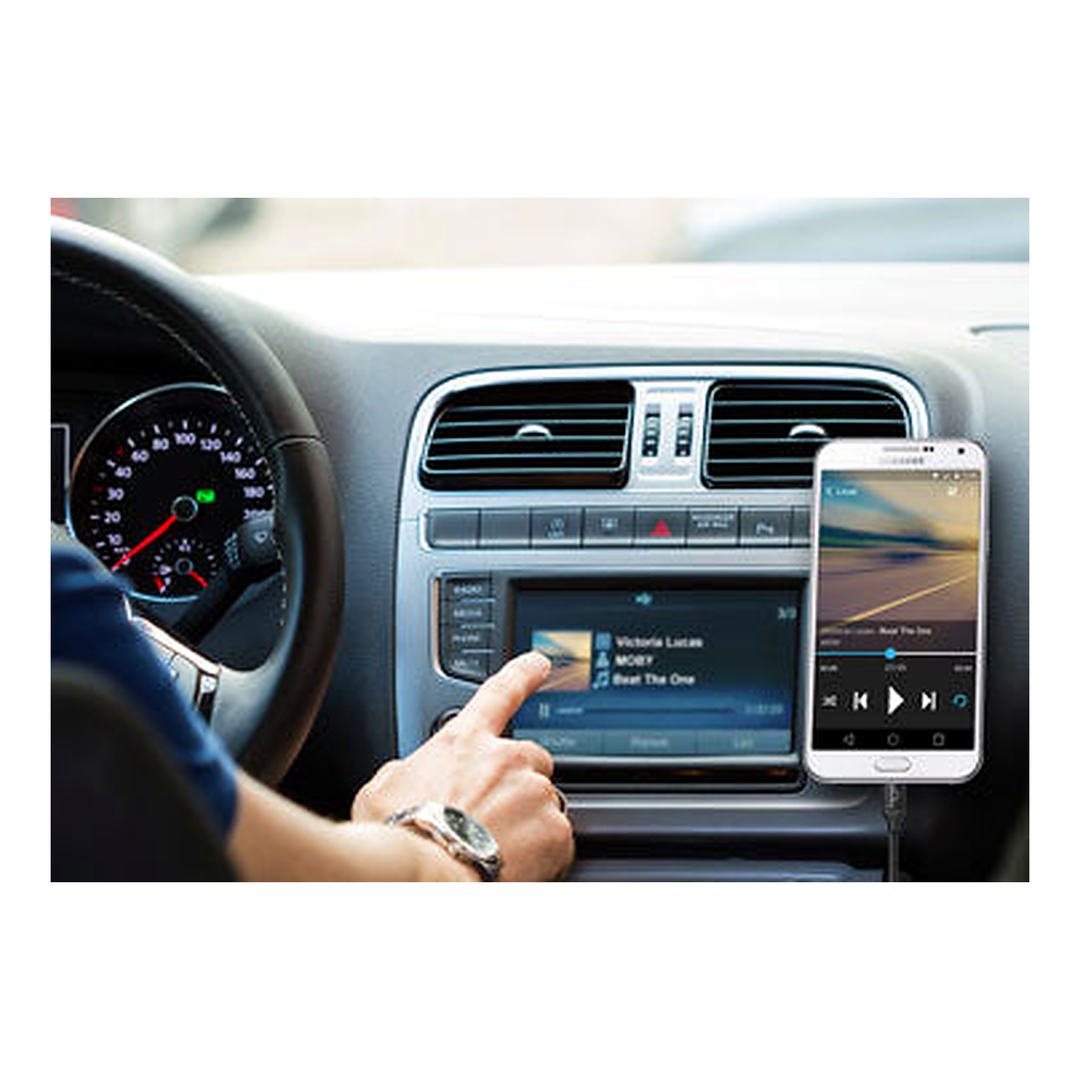 GROM Wirelinq Smart Android MicroUSB Phone Display to Radio Car Converter Cable for 2011-2017 BMW Infiniti MINI Nissan VW Toyota Volvo